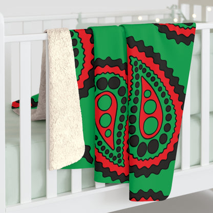 Martinique Retro Paisley Blanket Throw