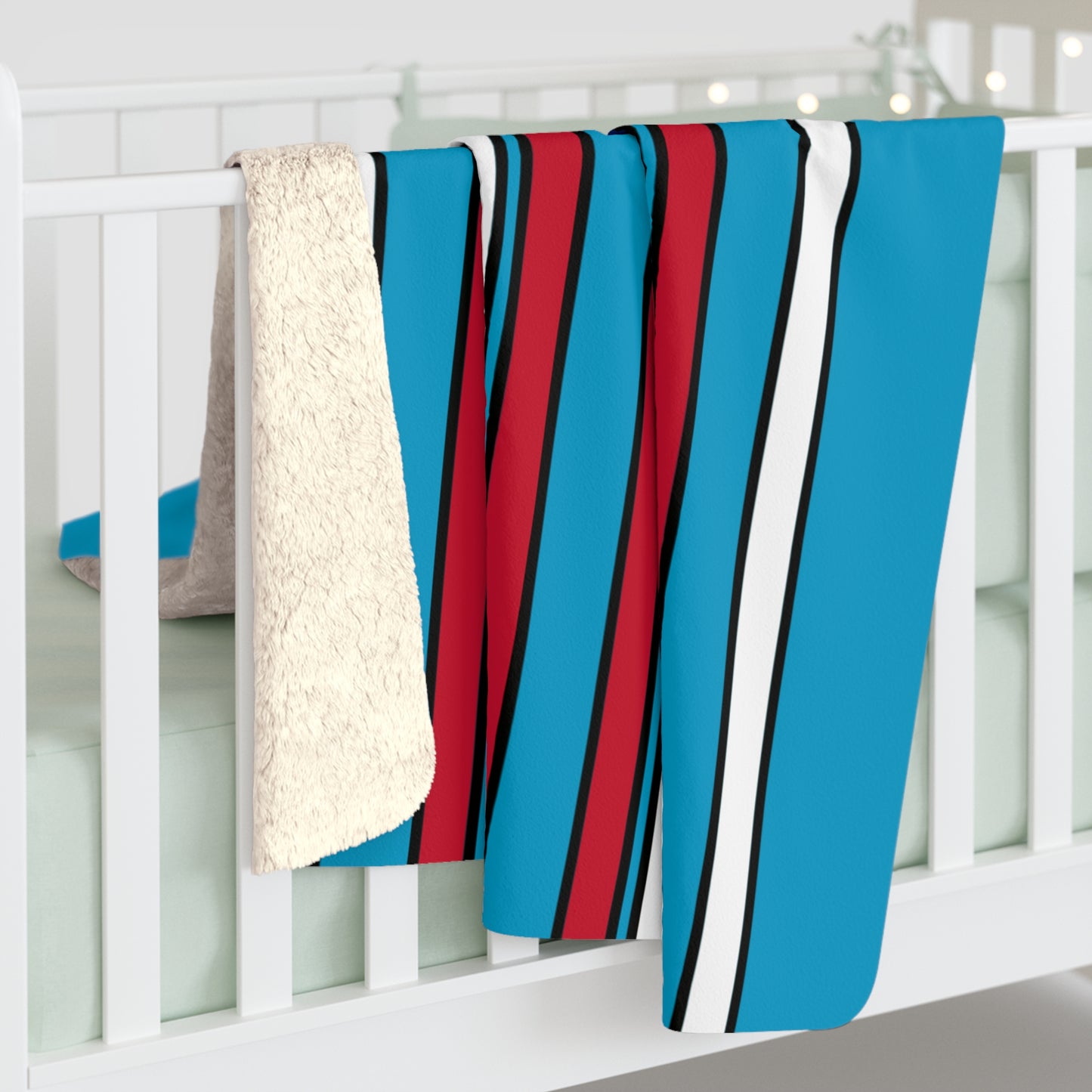 Tuvalu Retro Stripes Blanket Throw