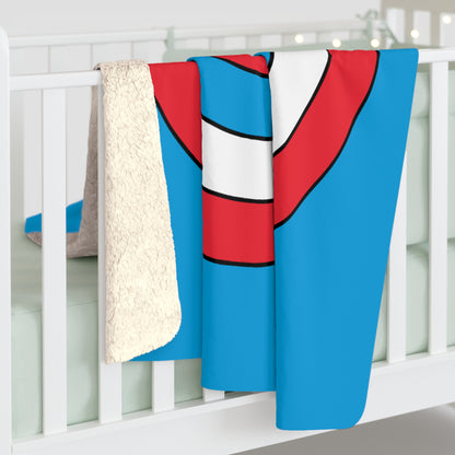 Luxembourg Retro Target Blanket Throw
