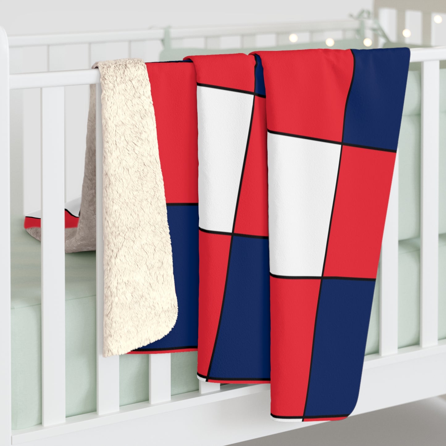 Norway Retro Check Blanket Throw