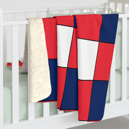 Norway Retro Check Blanket Throw