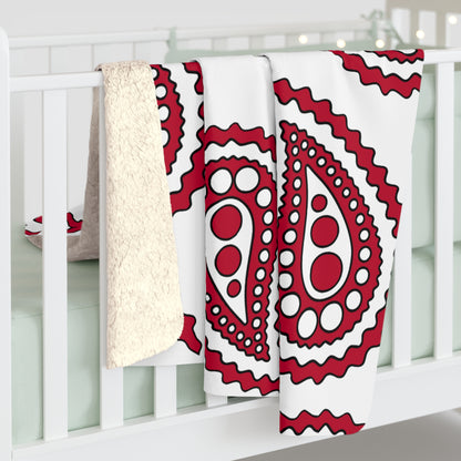 Japan Retro Paisley Blanket Throw