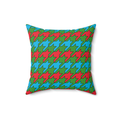 Azerbaijan Retro Houndstooth Cushion Pillow