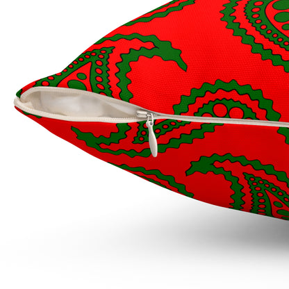 Portugal Retro Paisley Cushion Pillow