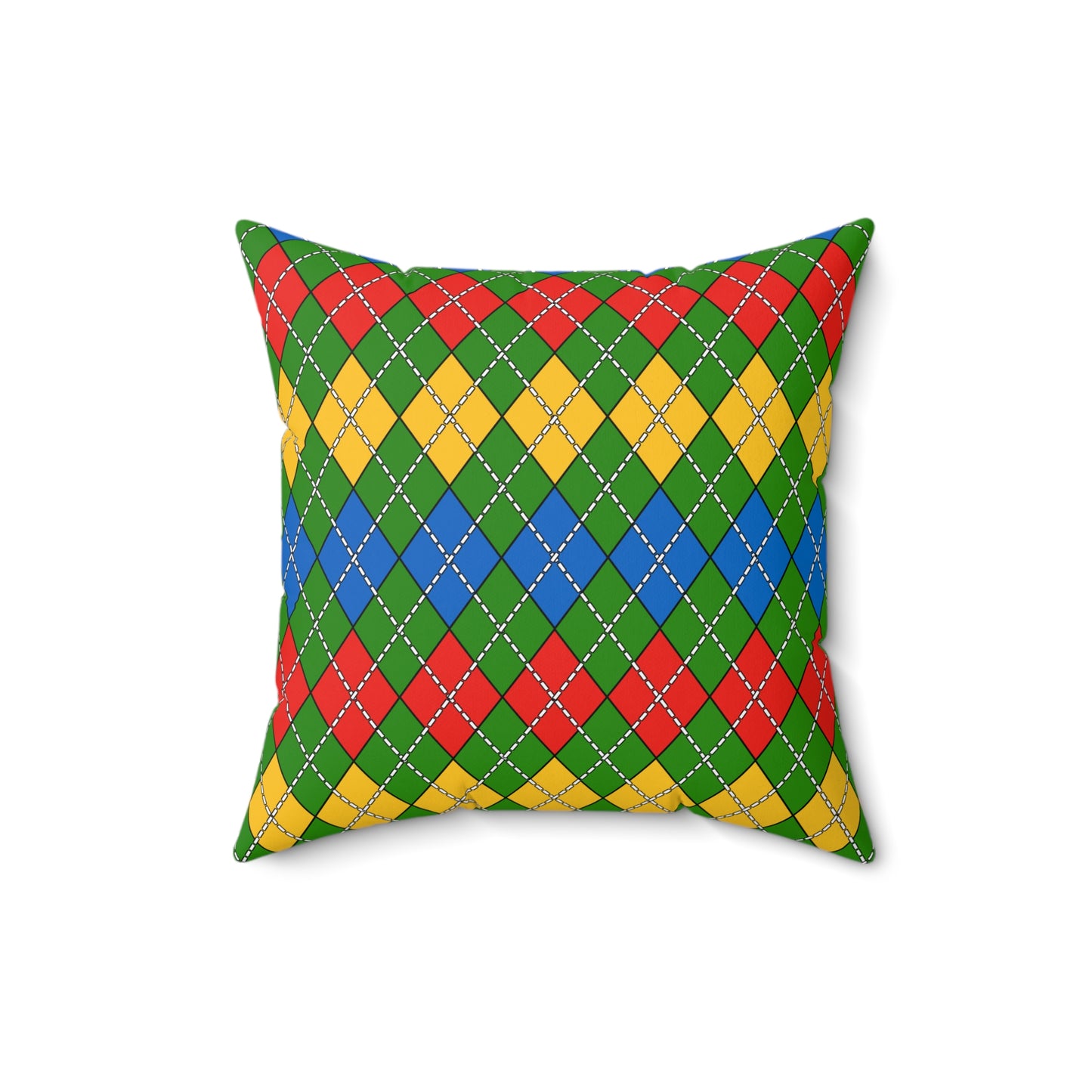 Ethiopia Retro Argyle Cushion Pillow