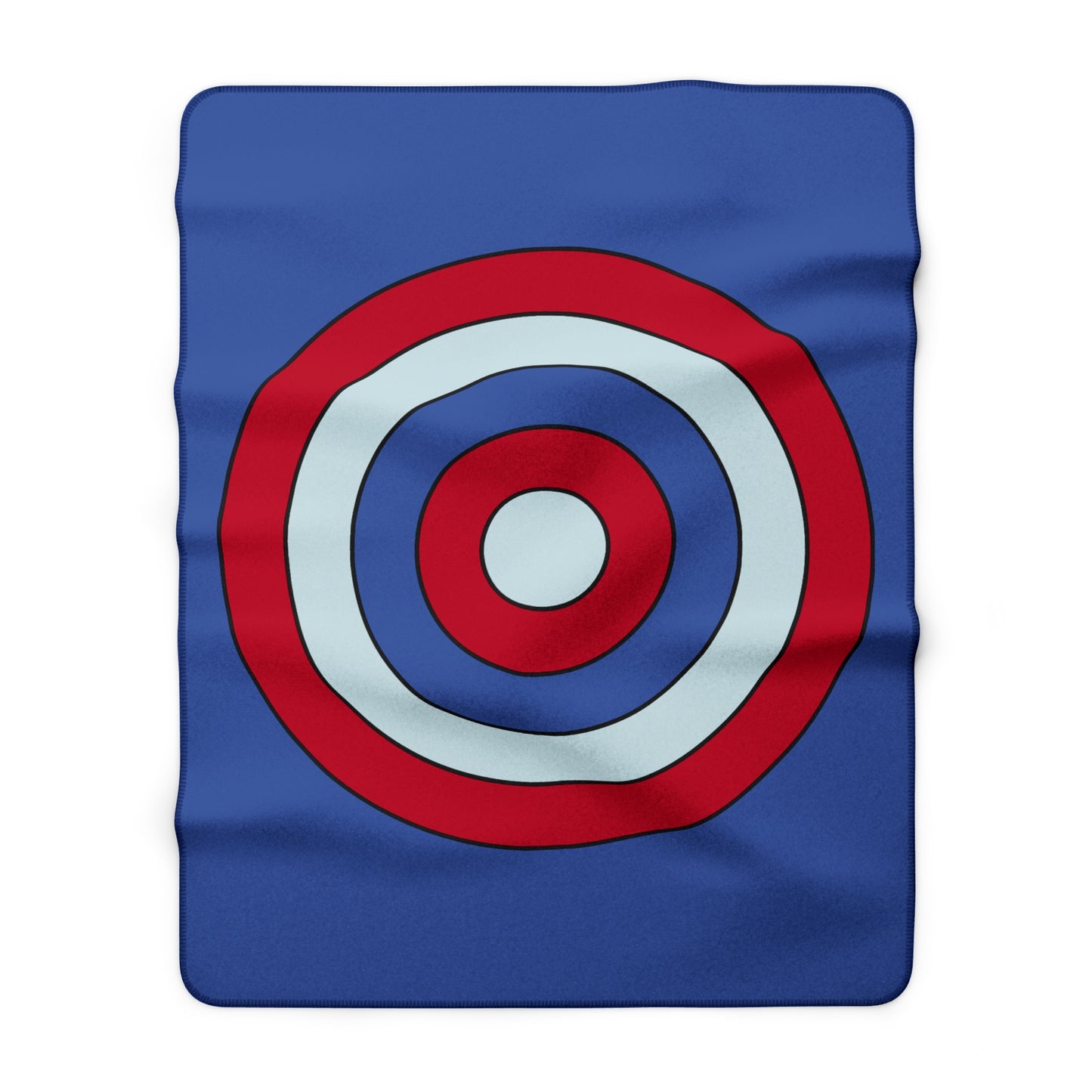 Guam Retro Target Blanket Throw