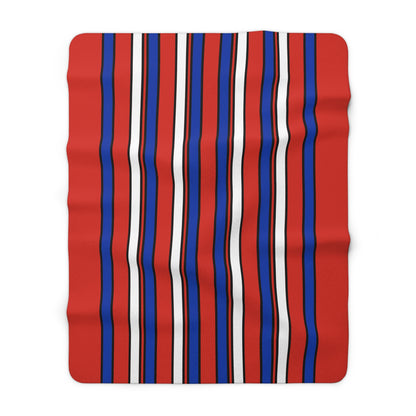 Paraguay Retro Stripes Blanket Throw