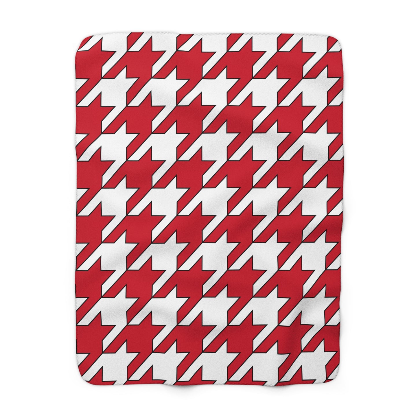 Jersey Retro Houndstooth Blanket Throw