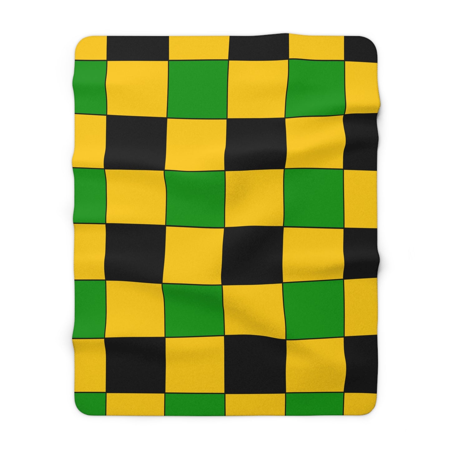 Jamaica Retro Check Blanket Throw