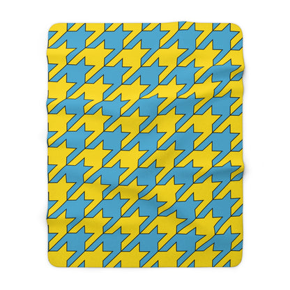 Palau Retro Houndstooth Blanket Throw