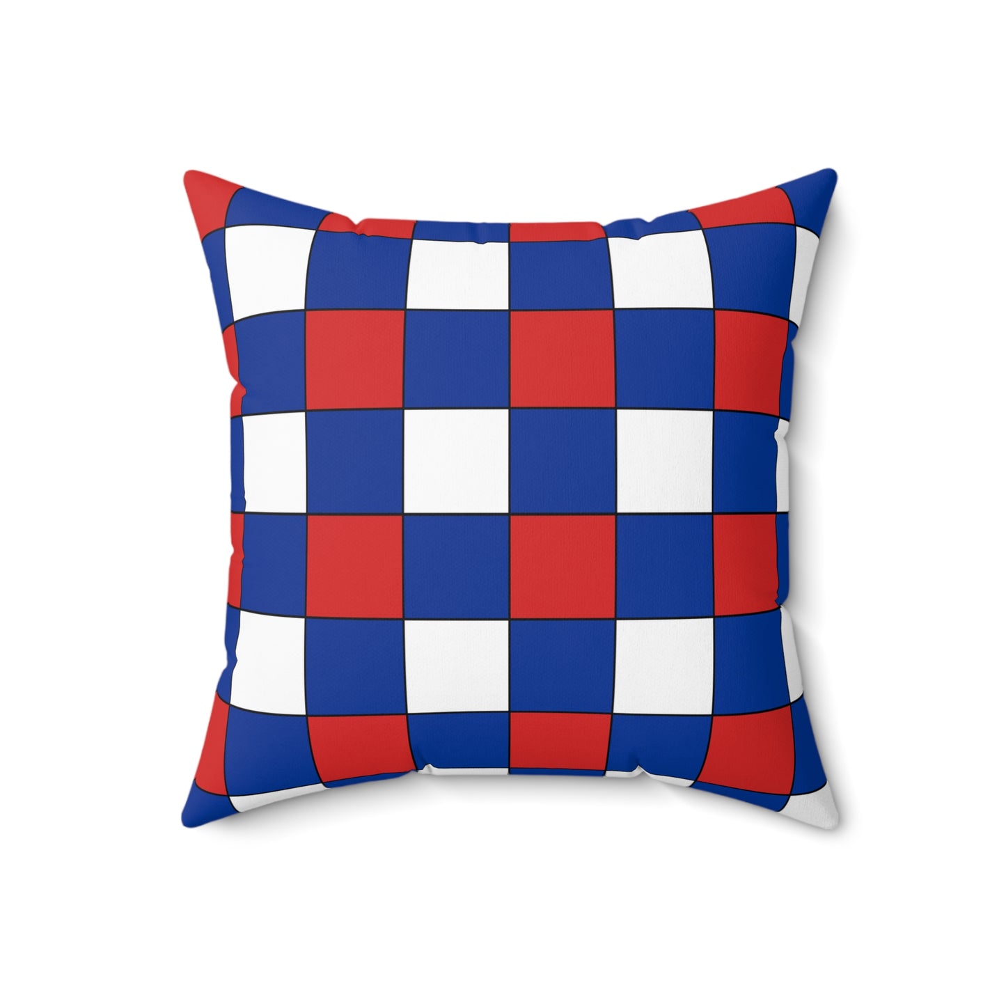 Iceland Retro Check Cushion Pillow
