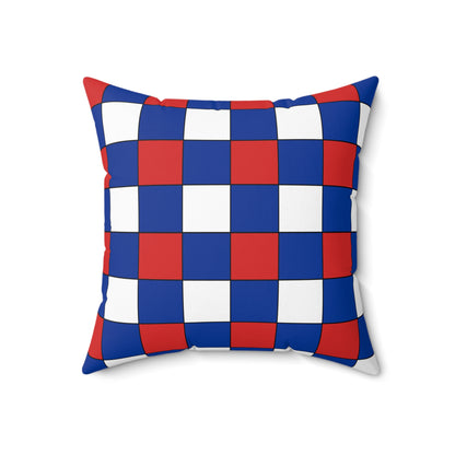 Iceland Retro Check Cushion Pillow