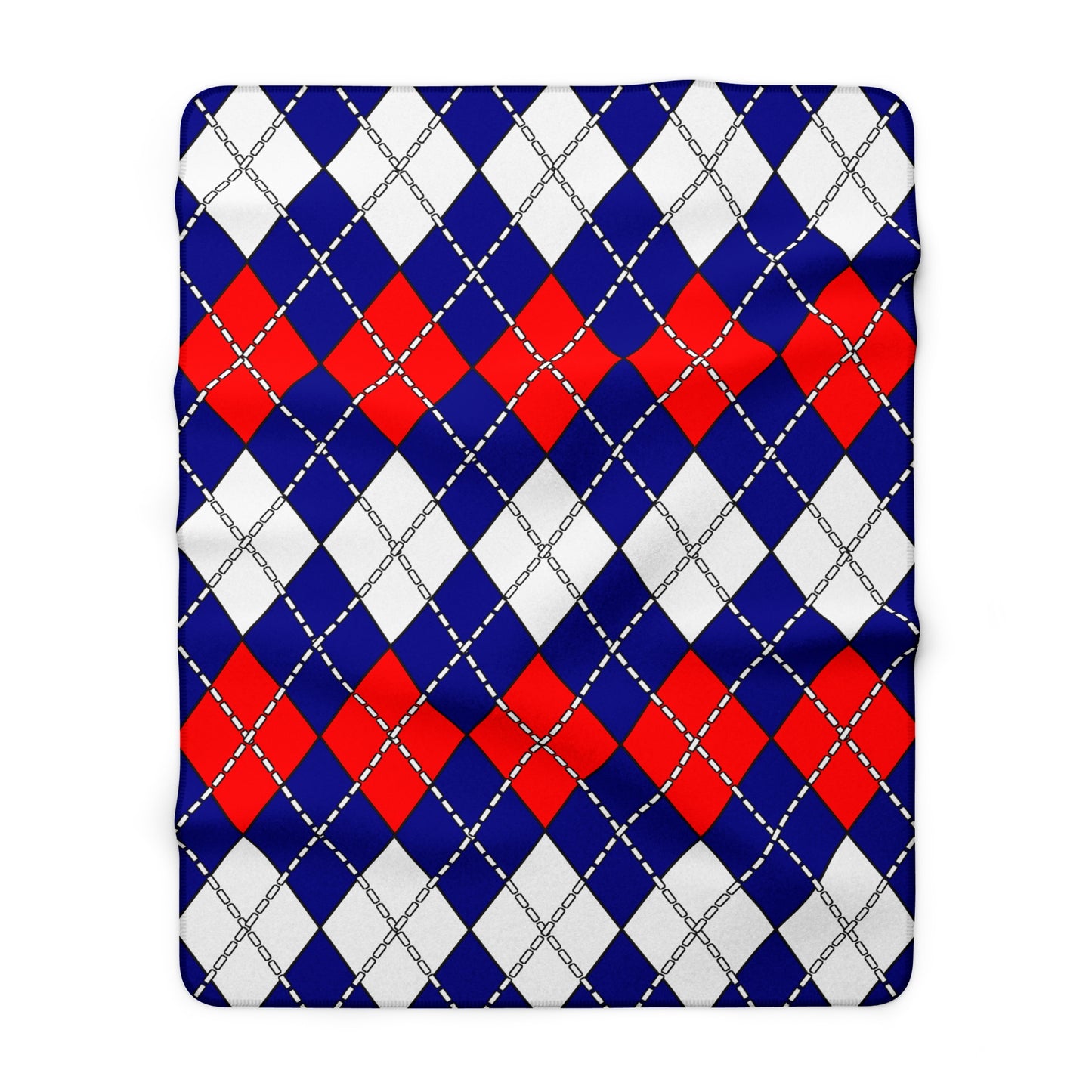 Heard Island And Mcdonald Islands Retro Argyle Blanket Throw
