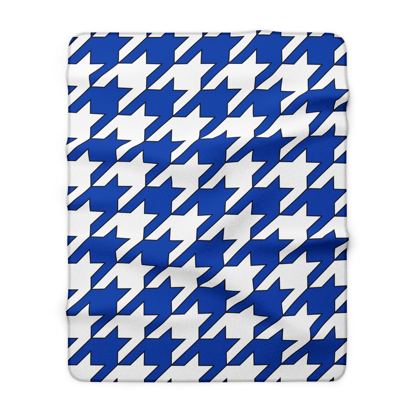 El Salvador Retro Houndstooth Blanket Throw