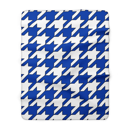 El Salvador Retro Houndstooth Blanket Throw