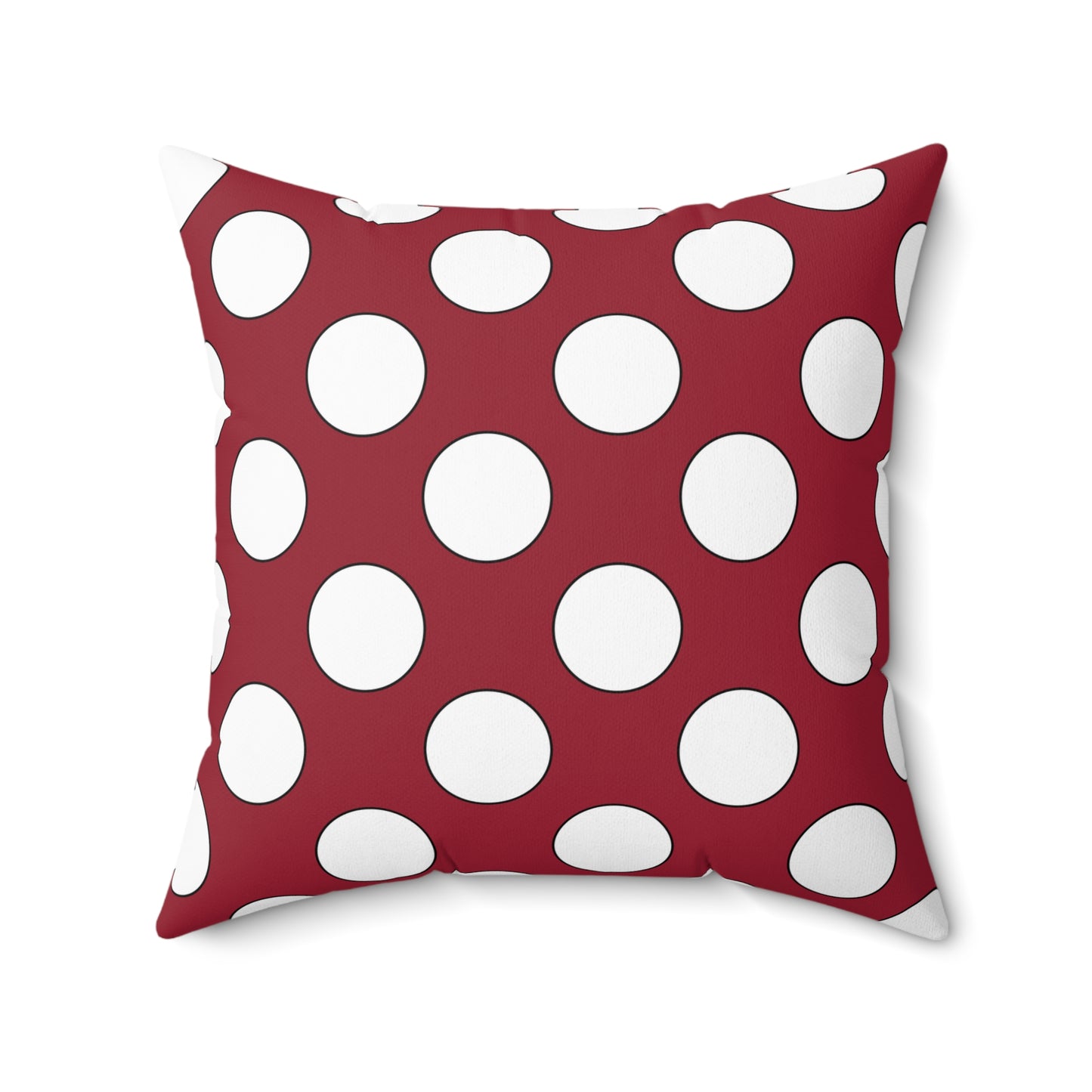 Latvia Retro Polka Dots Cushion Pillow