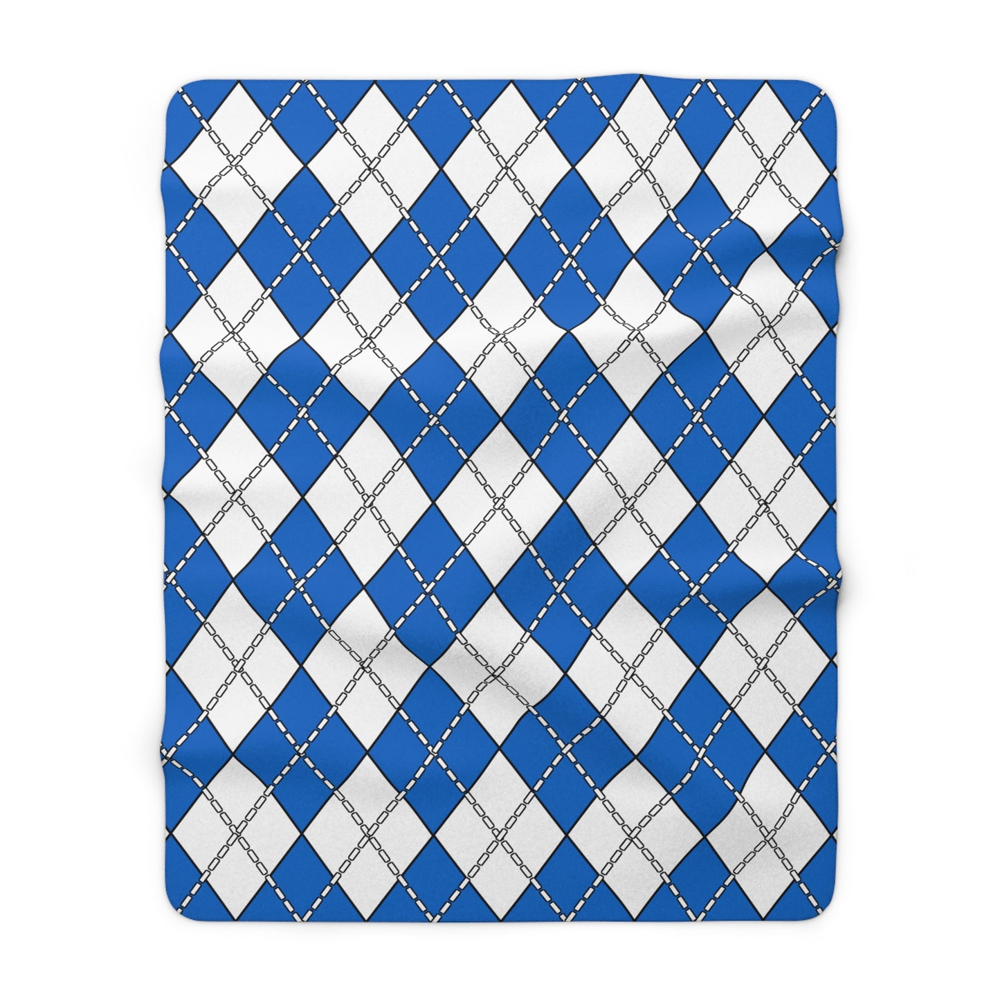 Nicaragua Retro Argyle Blanket Throw