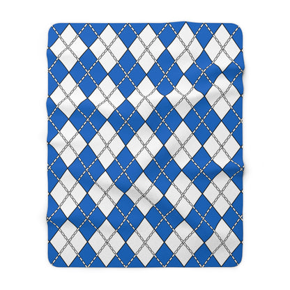 Nicaragua Retro Argyle Blanket Throw