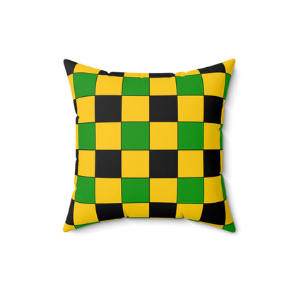 Jamaica Retro Check Cushion Pillow
