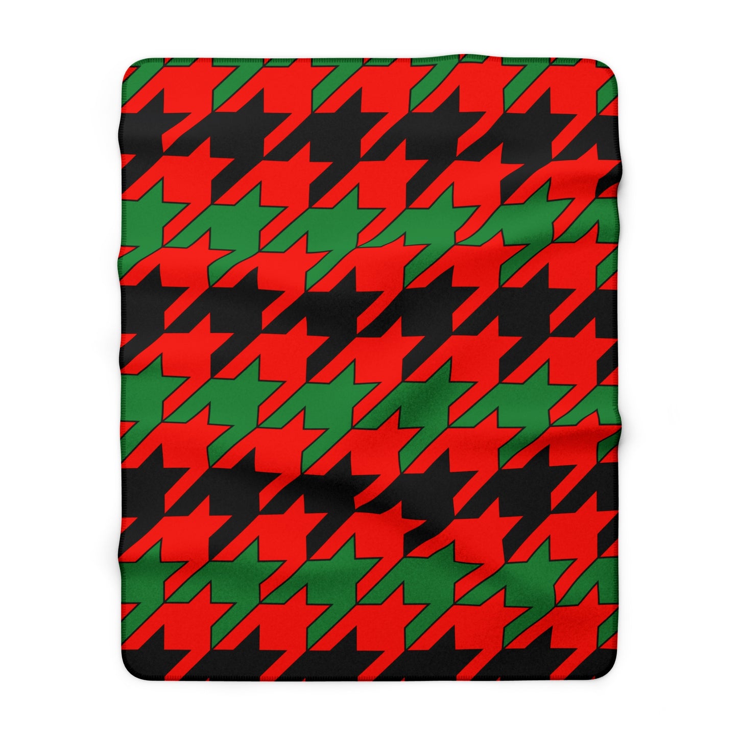 Malawi Retro Houndstooth Blanket Throw