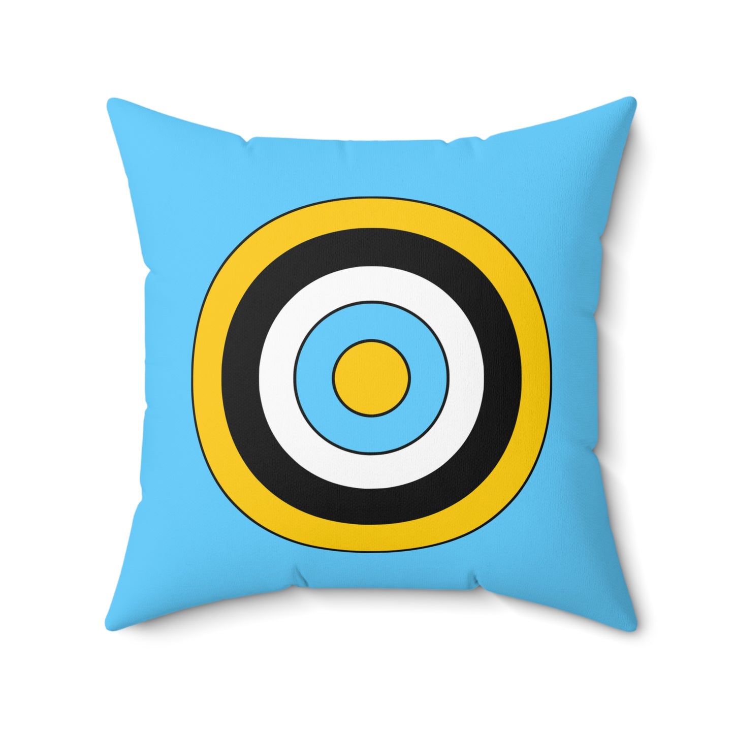 Saint Lucia Retro Target Cushion Pillow