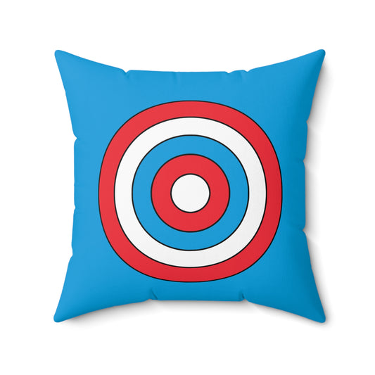 Luxembourg Retro Target Cushion Pillow
