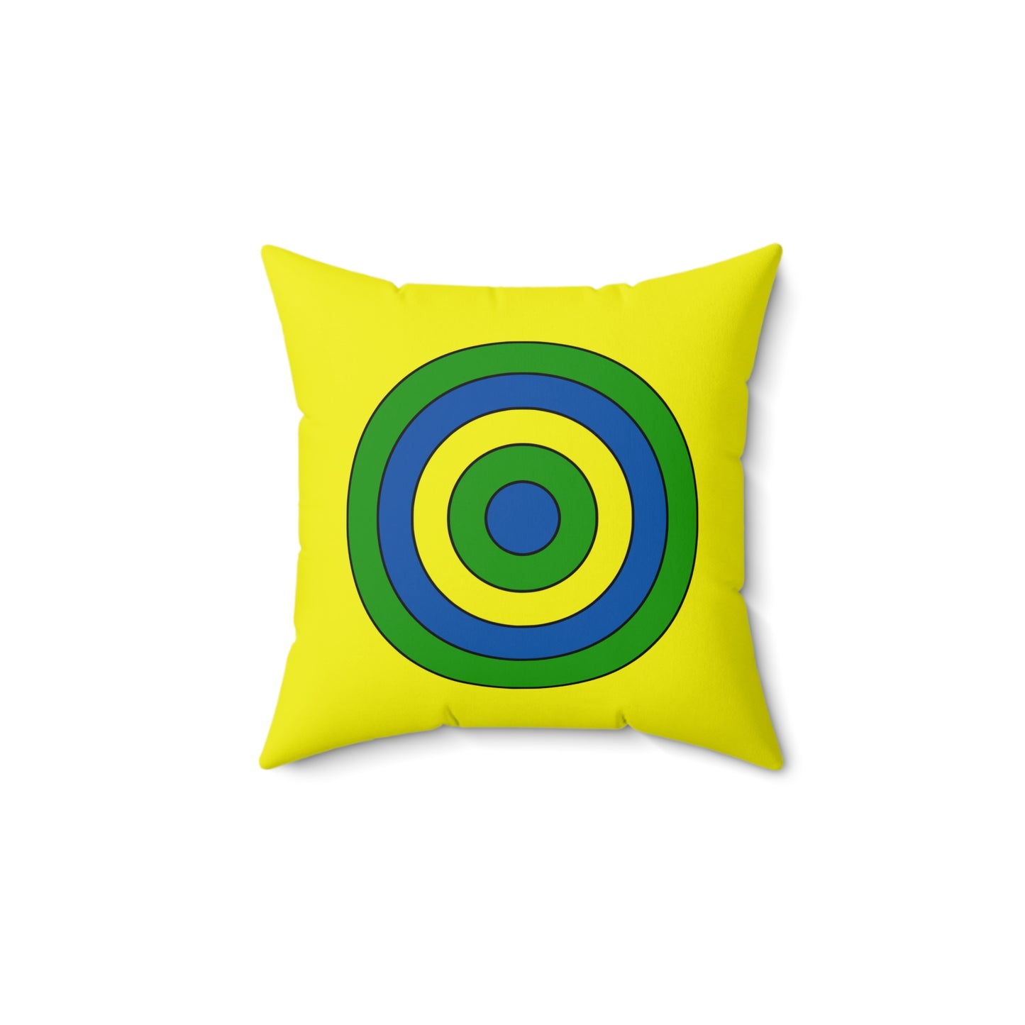 Saint Vincent And The Grenadines Retro Target Cushion Pillow