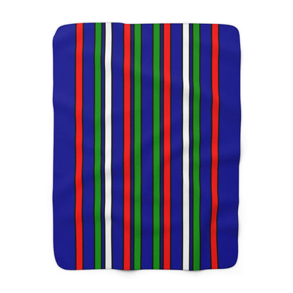 Gambia Retro Stripes Blanket Throw