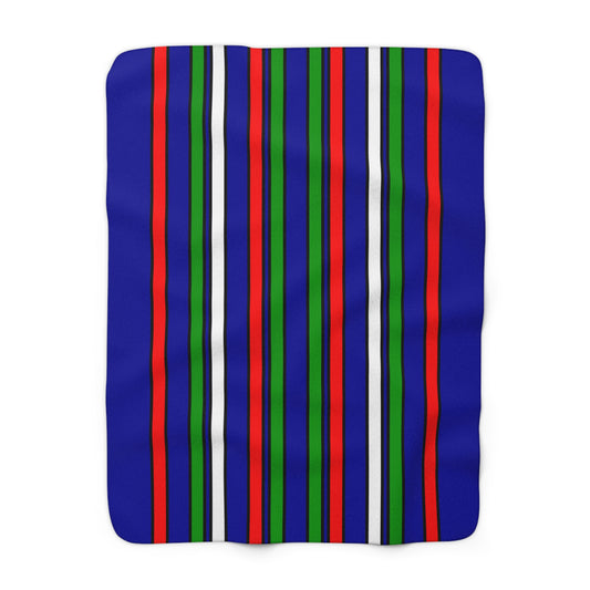 Gambia Retro Stripes Blanket Throw