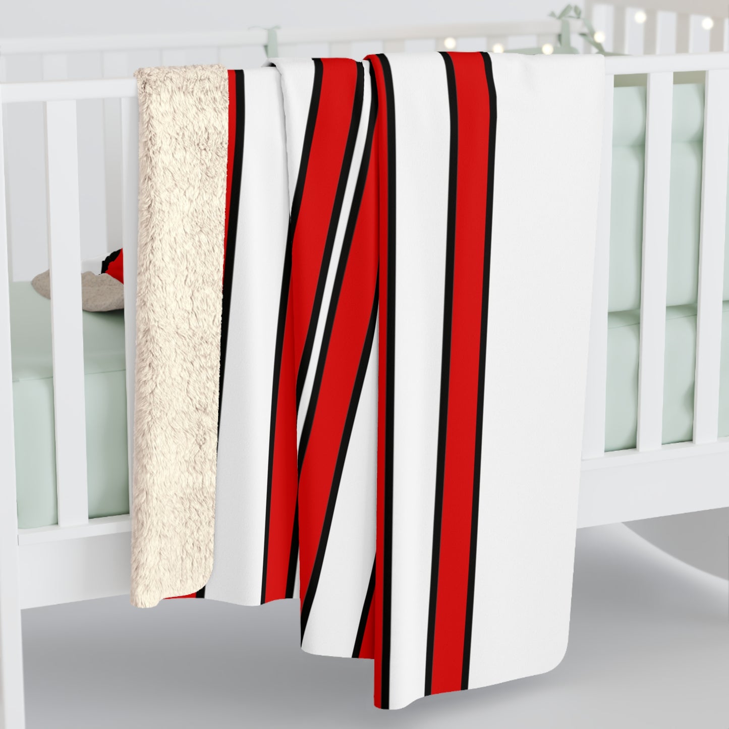 Singapore Retro Stripes Blanket Throw