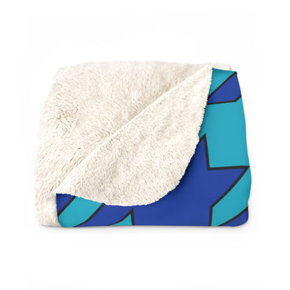 Pacific Islands Retro Houndstooth Blanket Throw