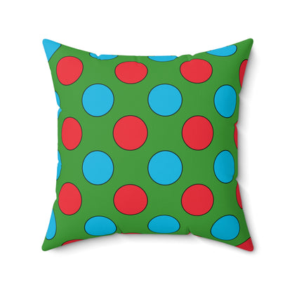 Azerbaijan Retro Polka Dots Cushion Pillow