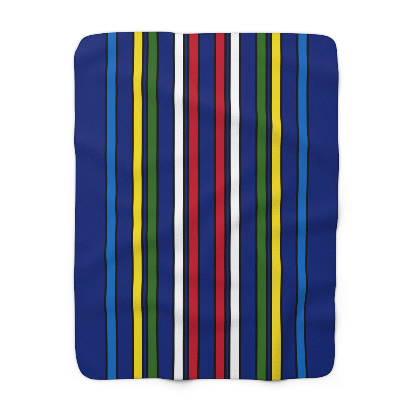 Pitcairn Retro Stripes Blanket Throw