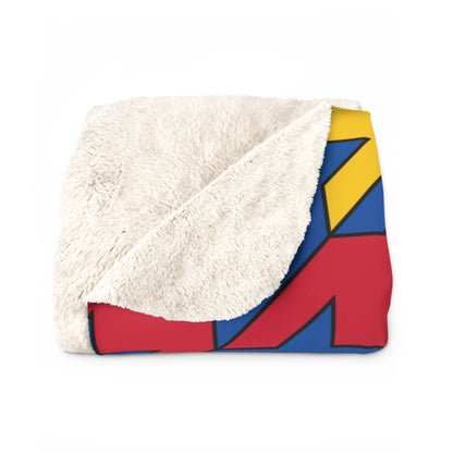 Aland Islands Retro Houndstooth Blanket Throw