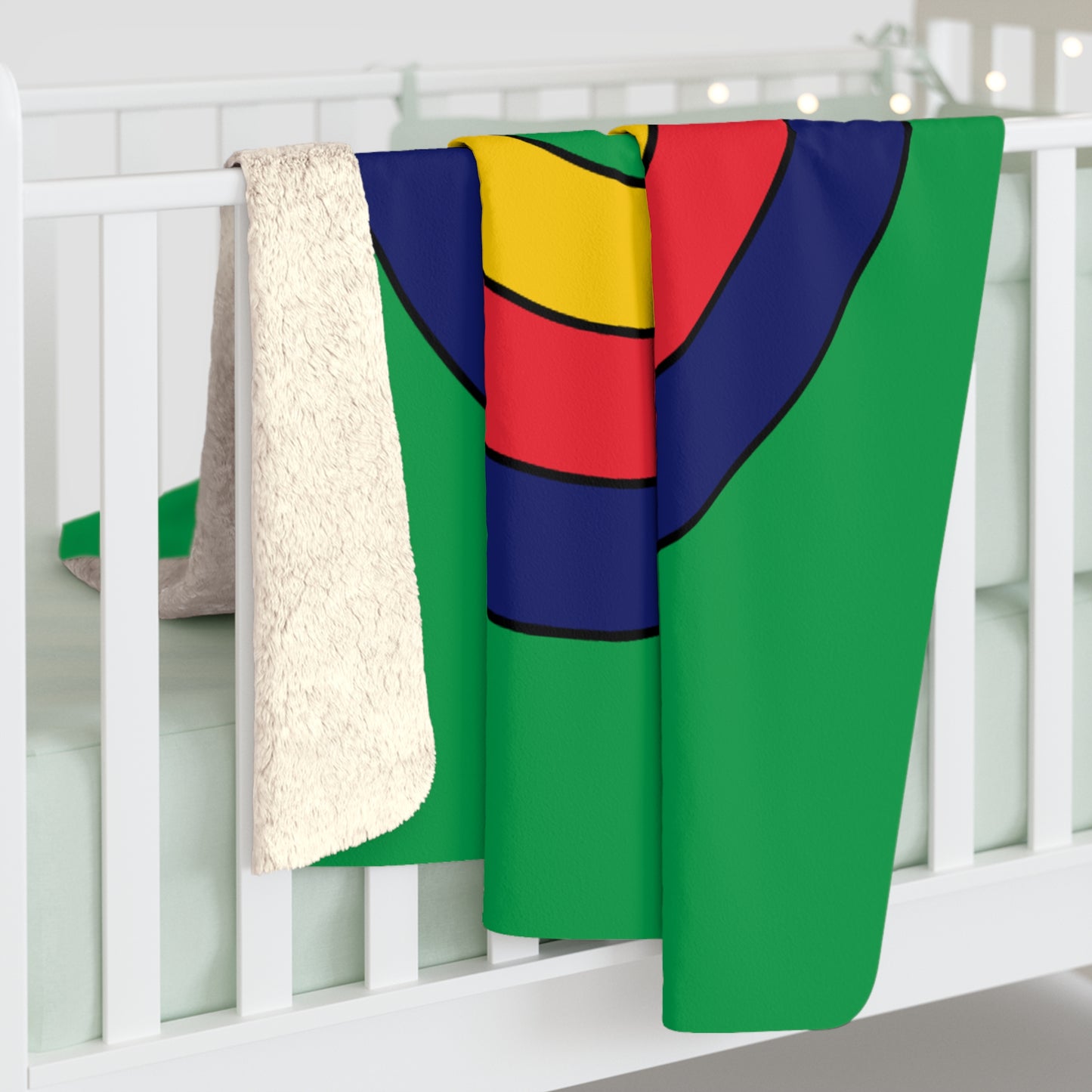 Mauritius Retro Target Blanket Throw