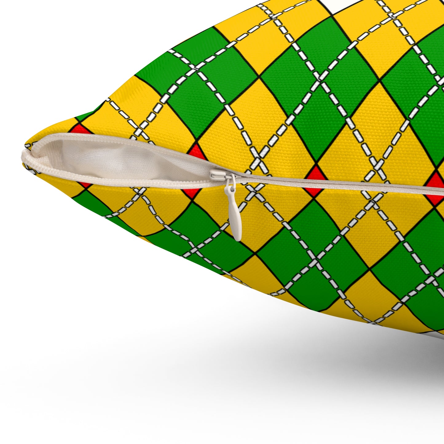 Mozambique Retro Argyle Cushion Pillow