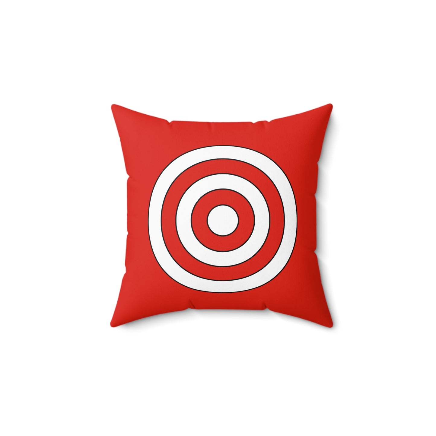 French Polynesia Retro Target Cushion Pillow