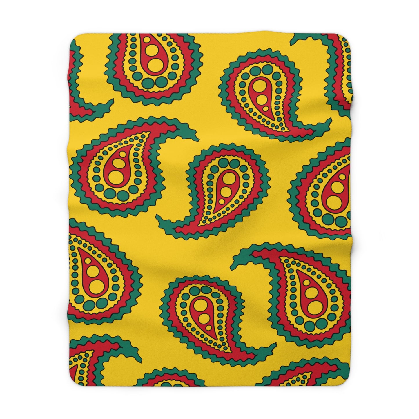 Cameroon Retro Paisley Blanket Throw