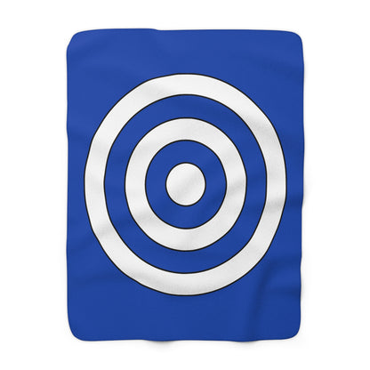 El Salvador Retro Target Blanket Throw