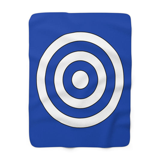 El Salvador Retro Target Blanket Throw