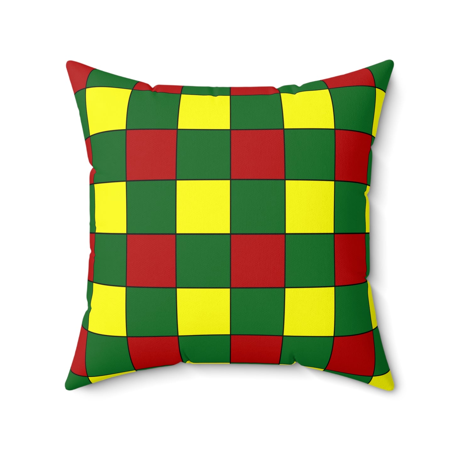Senegal Retro Check Cushion Pillow