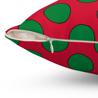 Maldives Retro Polka Dots Cushion Pillow