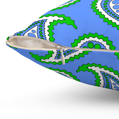 Djibouti Retro Paisley Cushion Pillow