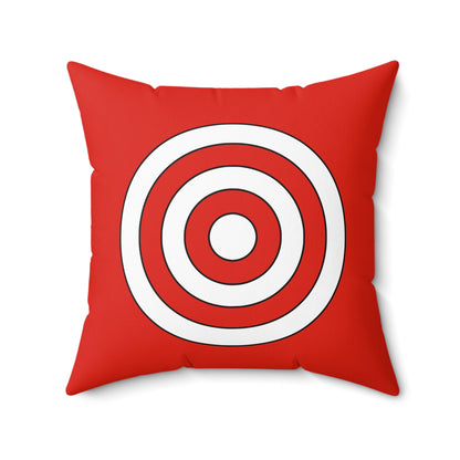 French Polynesia Retro Target Cushion Pillow
