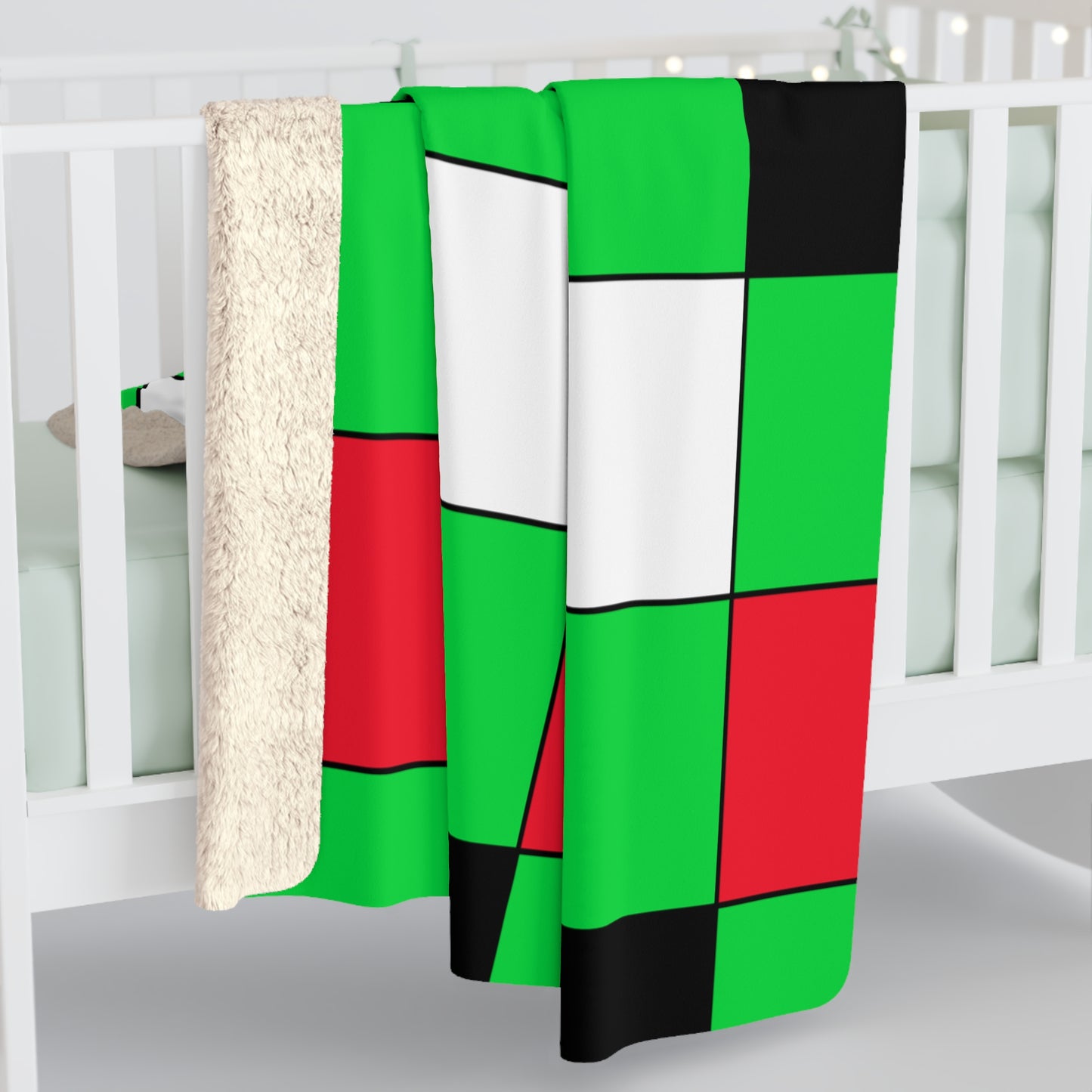 Kuwait Retro Check Blanket Throw