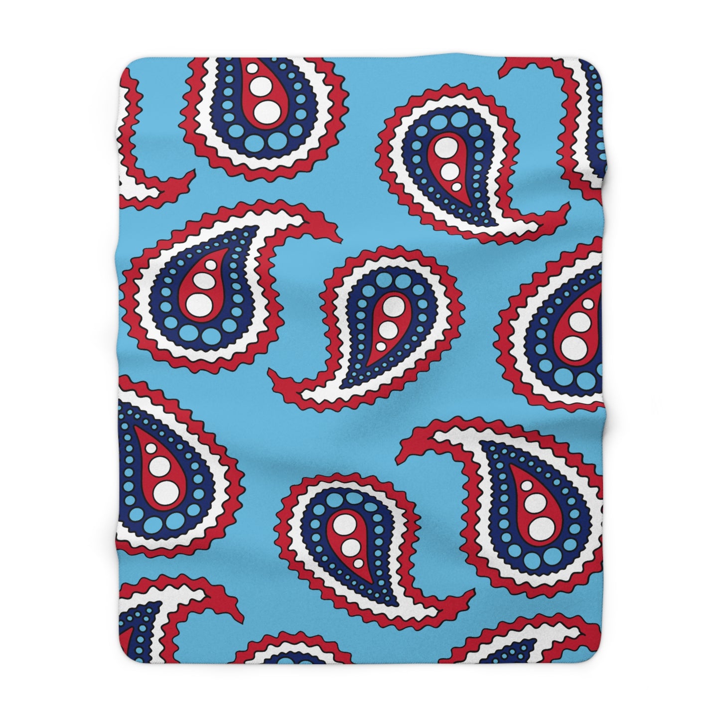 Fiji Retro Paisley Blanket Throw