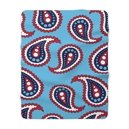 Fiji Retro Paisley Blanket Throw