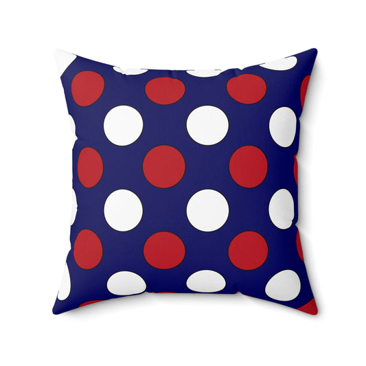 American Samoa Retro Polka Dots Cushion Pillow