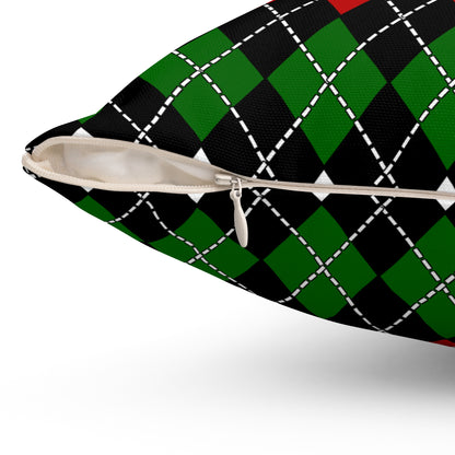 Kenya Retro Argyle Cushion Pillow