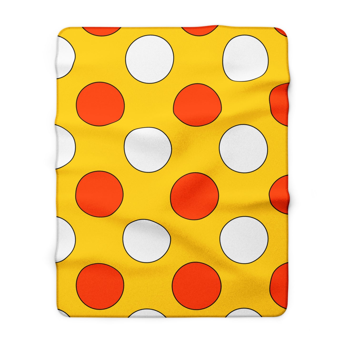 Bhutan Retro Polka Dots Blanket Throw